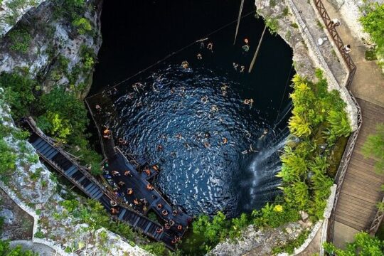 Chichen Itza & EkBalam Ruins with Cenote Swimming from Cancun