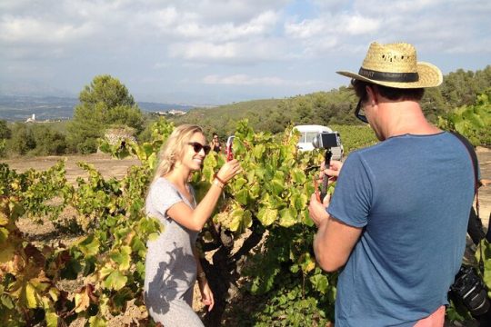 Private wine tasting & E-bike Barcelona's coastline Small Group tour