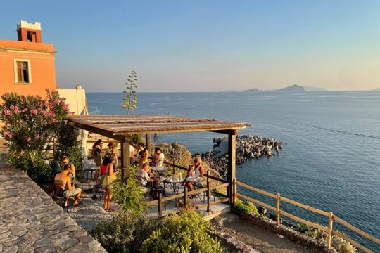Sciara del Fuoco from the sea with an aperitivo to Ginostra, boat tour