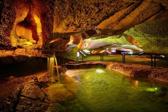 Caves prehistory of Esplugues with hotel pickup