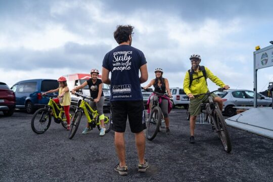 Full circuit of Etna by MTB small group