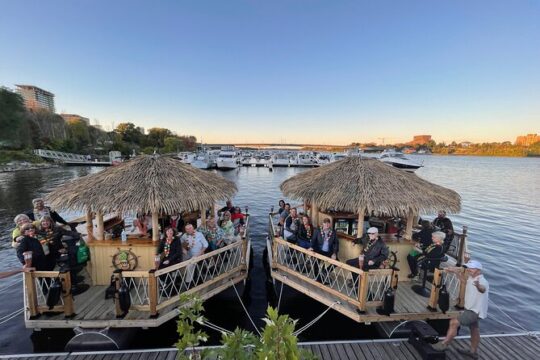 Moana Floating Tiki Bar on the Ottawa River