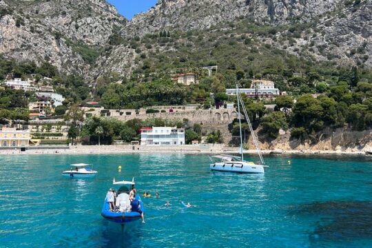 Half Day Guided Boat tour to Mala caves with stop in Villefranche