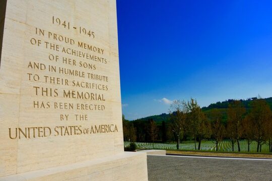 Private Tuscany Excursion. Florence American Cemetery, Greve in Chianti, Winery