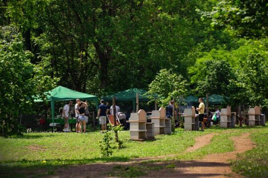 Picnic Area with Barbecue Equipment in Capranica (VT)
