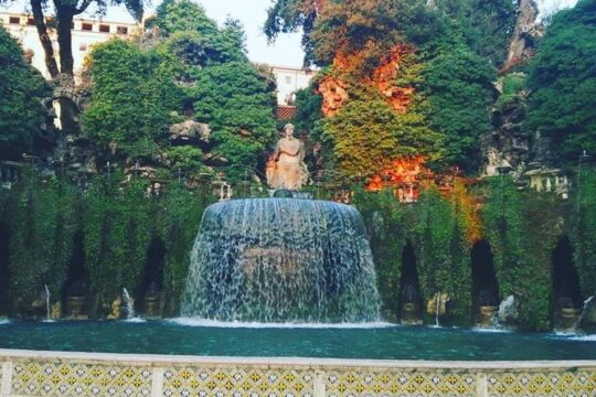 Tour of Villa d'Este and Villa Adriana from Rome and back