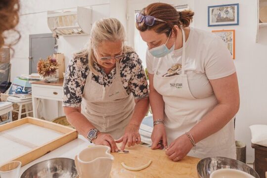 Pasta, Panzerotti and Focaccia cooking class in Polignano