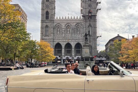 The 1-Hour Convertible Cadillac Old-Montréal History Tour SHARED