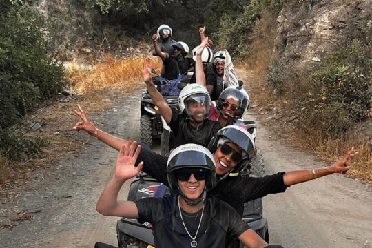 2 hours Quad Tour in Marbella - 1 quad for 1/2 persons 170€