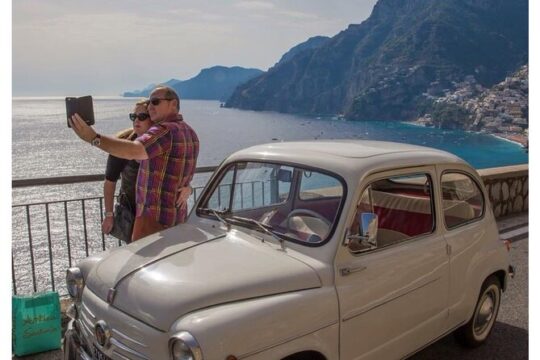 Private Tour: Amalfi Coast by Vintage Fiat 500 from Sorrento or Amalfi Coast