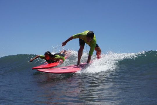 Surfing on Gran Canaria