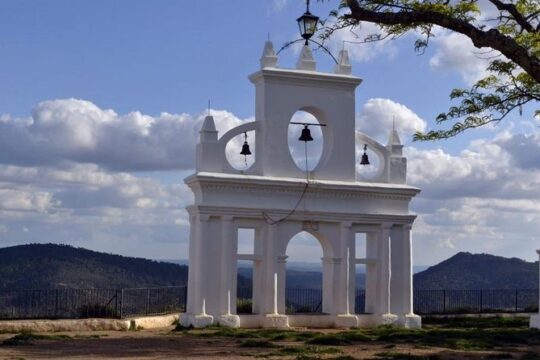 From Seville: Pig Farm private day tour and old villages visit