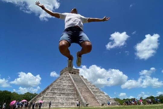 Chichen Itza, Cenote Cave, Coba Ruins Early Access from Tulum