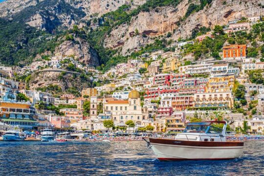 Full day Amalfi Coast Small Group Boat Tour from Naples