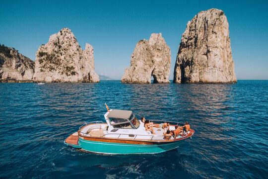 Capri Private Boat Tour from Sorrento, Positano or Naples
