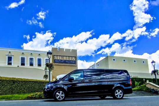 Private taxi from Catania (everywhere) to Sicilia Outlet Village (or viceversa)
