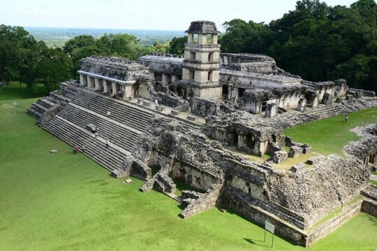 From Palenque to Zona Arq. De Palenque, Misol Ha and Agua Azul
