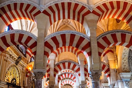 Guided tour: discover the 2 great monuments in Córdoba: Mezquita and Alcázar.