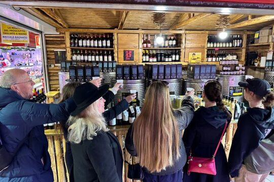 Vatican and Trionfale Farmers Market Food tour and Wine tasting