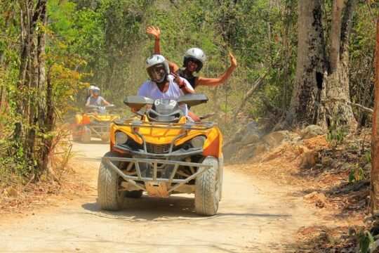 ATV Extreme Adventure Single with Ziplines and Cenote Swim