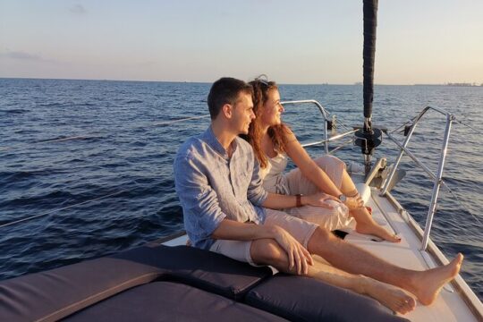 Private sailing trip from Barcelona with open bar