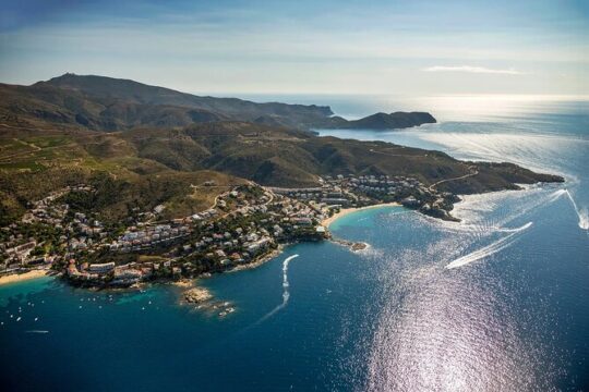 Catamaran in Cala Murtra with Super Underwater Vision