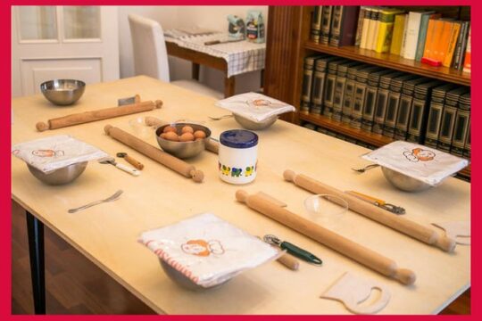 Local market visit + private cooking class at a Cesarina's home in Civitavecchia