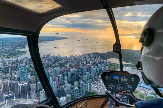 Helicopter Tour of Vancouver City (Depart YPK)