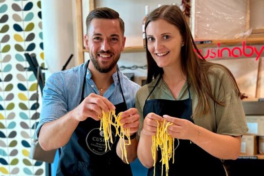 Cooking Class: Fresh Pasta Course with Wines at Lake Garda
