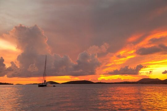 Private Sunset Snorkeling Cruise from St. John or St. Thomas