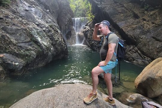 Jungle hike to palo maria Waterfalls