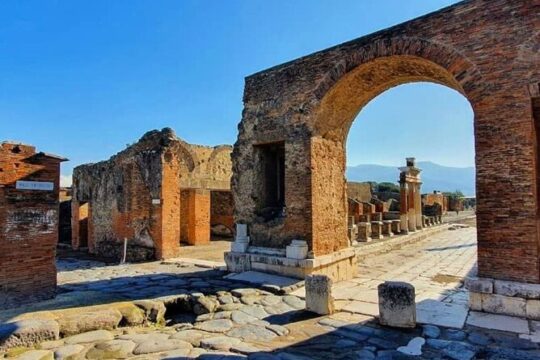 Pompeii Herculaneum and Vesuvius Small Group Tour