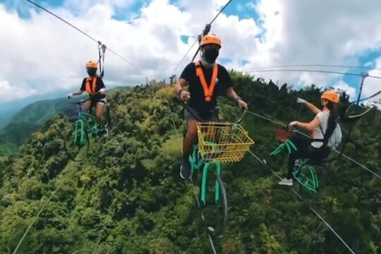 Ziplines Plus the NEW ToroBikes Pick up Included