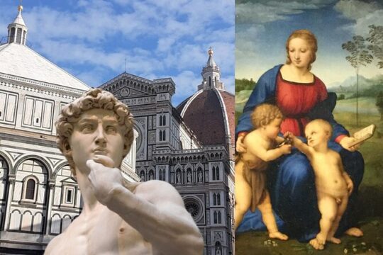 4-hour Accademia and Uffizi Small-group Guided Tour
