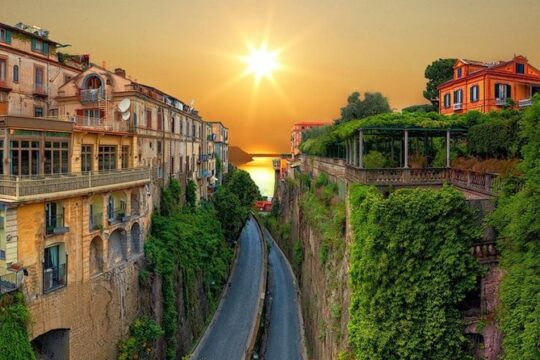 Transfer Sorrento to/from Rome optional Pompeii Stop