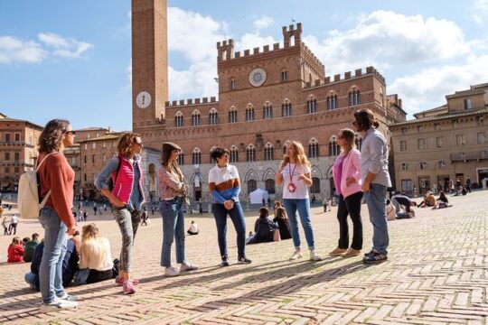 Siena Sightseeing Walking Tour with Food Tastings for Small Groups or Private