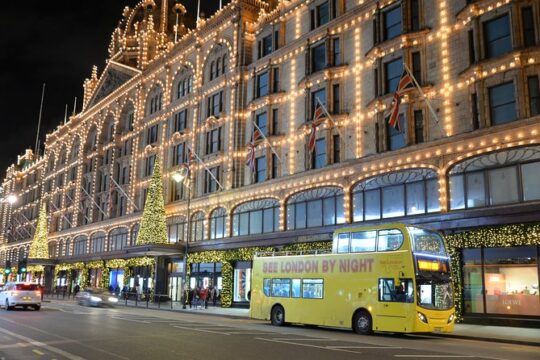 London by Night Sightseeing Tour - Open top bus