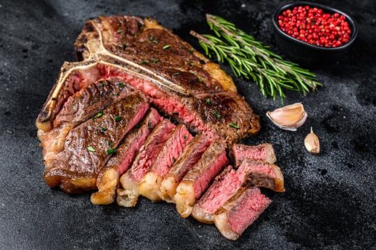 The Florentine Steak Experience in San Gimignano Winery