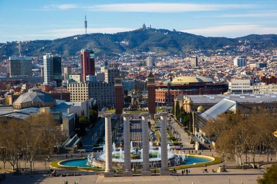 Private Montjuic Mountain Tour with Visit to Olympic Park and Plaza España