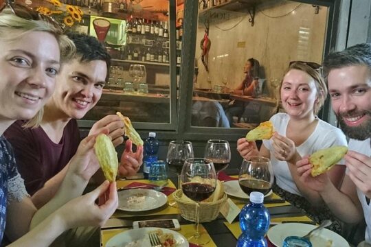 Florence Food Tour with Farmers Market Visit City Sightseeing and Wine Tasting