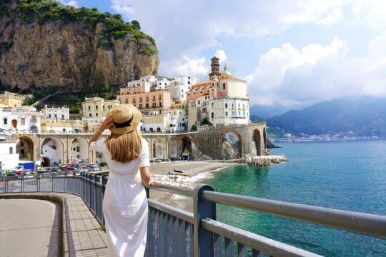 From Rome: Pompeii & Amalfi Coast Private Tour with Driver