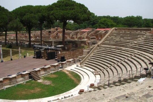Shore Excursion from Civitavecchia Port to Ostia & Cerveteri with Private Driver