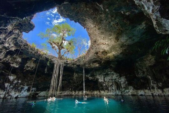 Chichen Itza, Cenote Ikkil and Hubiku+ Valladolid! Deluxe Chichen Itza Tour