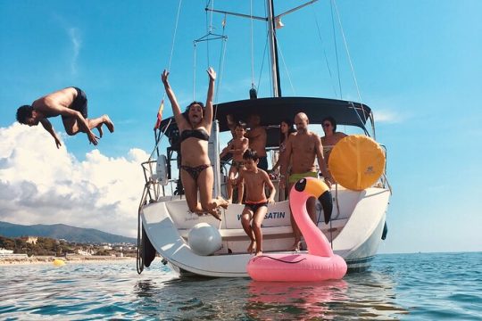 Full day private sailing trip in Barcelona