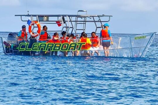 Clear Boat and Snorkel Tour in Cozumel All Inclusive
