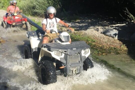 Adrenaline tour Alcantara Gorges Quad and Body rafting
