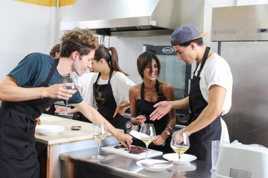 San Gimignano Food Cooking Class in a Winery from Florence