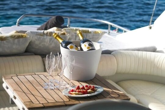 Saint Tropez Half Day Private Yacht Charter on our Pershing 45