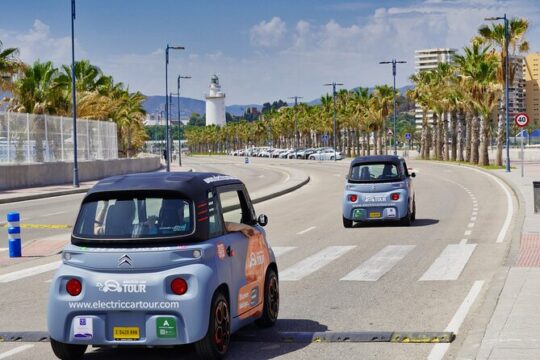 Visita el Castillo de Gibralfaro en coche eléctrico en Málaga