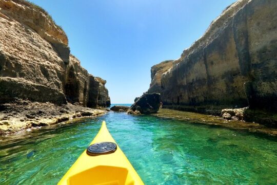 Kayak and canoe tour to Roca Vecchia and La Grotta della Poesia
